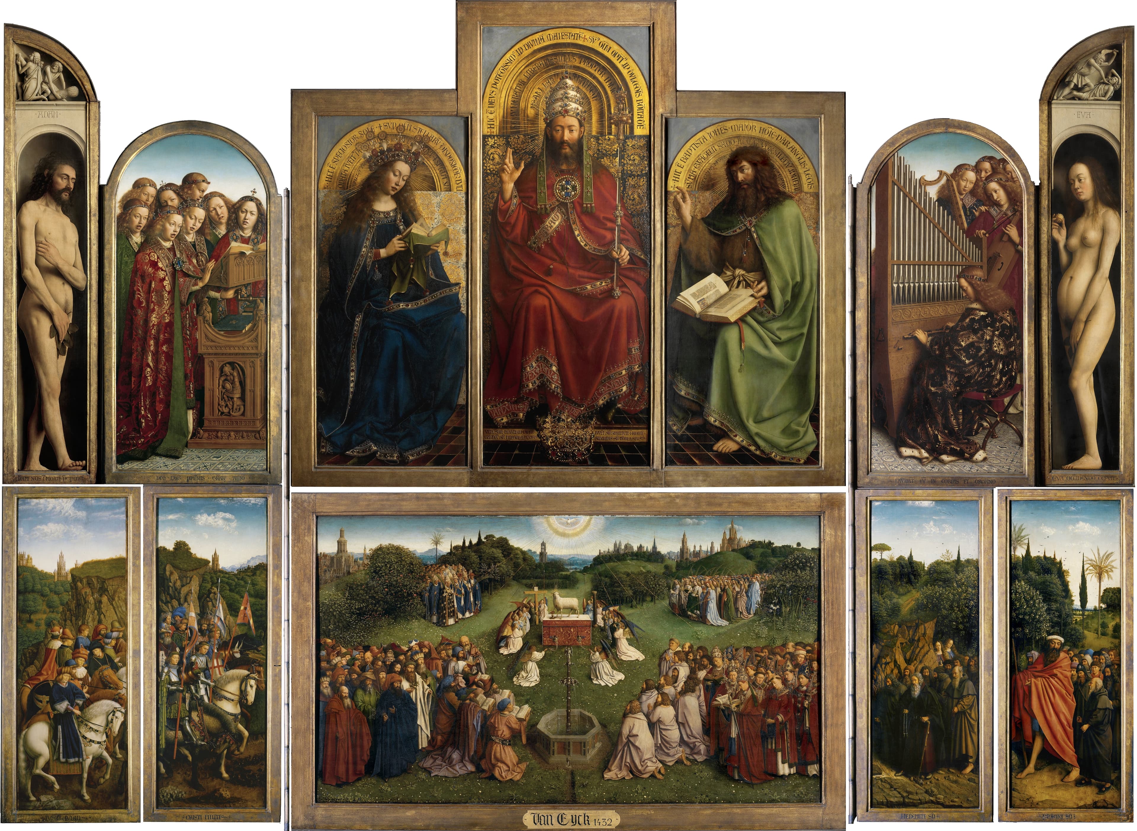 Ghent Altarpiece by Jan Van Eyck