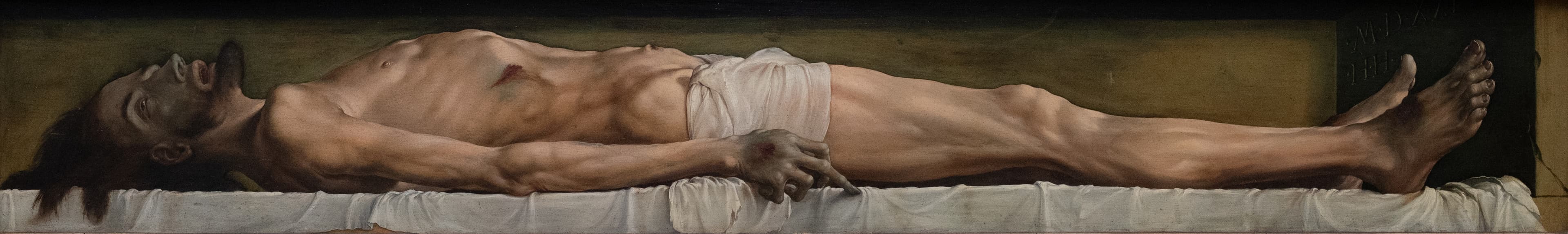 The Body of the Dead Christ in the Tomb by Hans Holbein