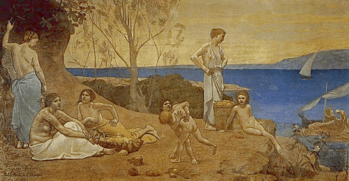 The Sweet Landscape by Pierre Puvis De Chavannes